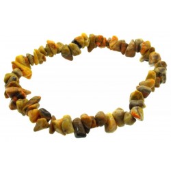 Bumble Bee Jasper Gemstone Chip Bracelet